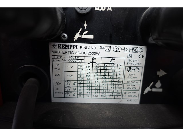 Verrijdbaar tig lasapparaat kemppi - afbeelding 7 van  7