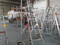 Verrijdbare alu magazijnladder - afbeelding 1 van  3