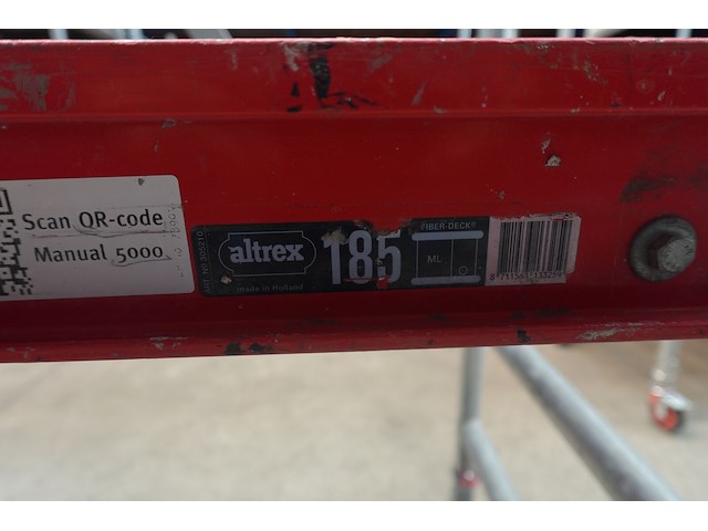 Verrijdbare alu stelling altrex - afbeelding 7 van  7