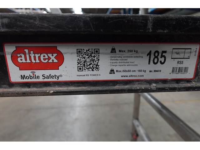 Verrijdbare alu stelling altrex - afbeelding 7 van  7