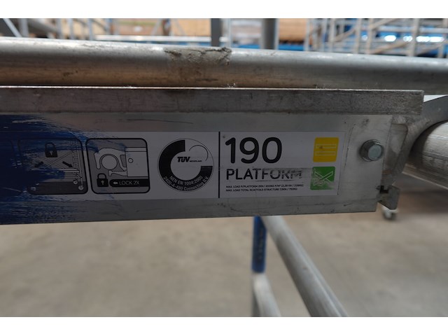 Verrijdbare alu stelling euro scafold - afbeelding 7 van  7