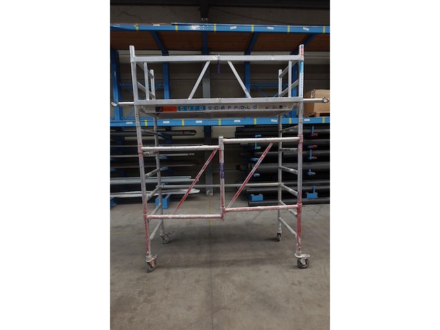 Verrijdbare alu stelling euro scafold - afbeelding 4 van  5