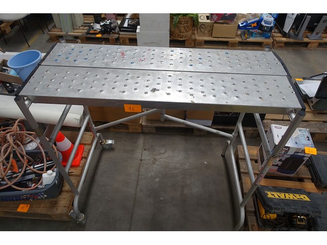 Verrijdbare alu stelling - afbeelding 1 van  2