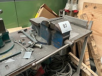 Verrijdbare alu werktafel en werkkast - afbeelding 5 van  9