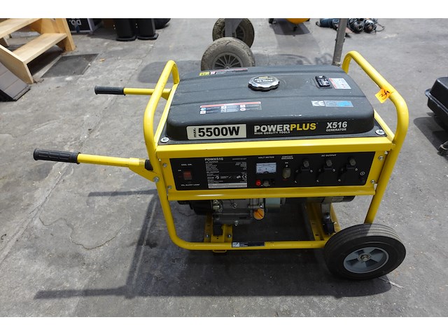 Verrijdbare benzine stroomgroep powerplus - afbeelding 1 van  5