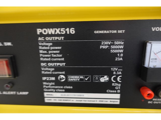 Verrijdbare benzine stroomgroep powerplus - afbeelding 5 van  5