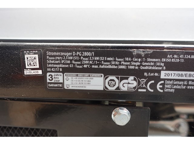 Verrijdbare benzinegenerator duro pro - afbeelding 11 van  12