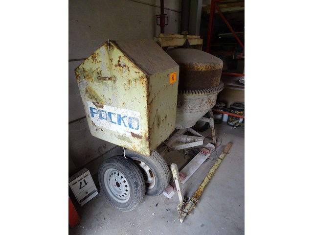 Verrijdbare betonmolen packo - afbeelding 3 van  4