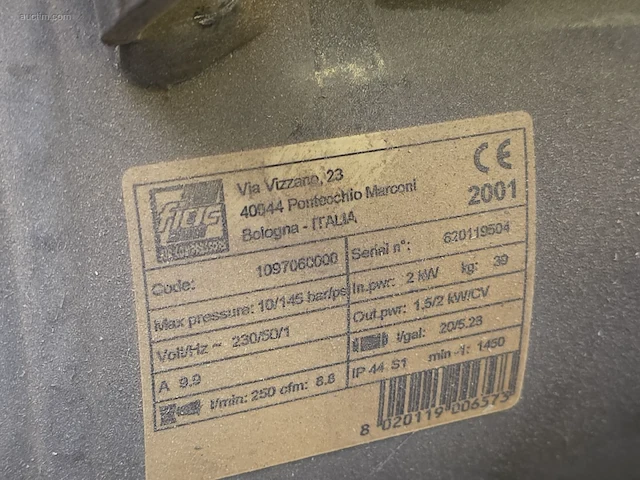 Verrijdbare compacte luchtcompressor s. magnum - afbeelding 4 van  4