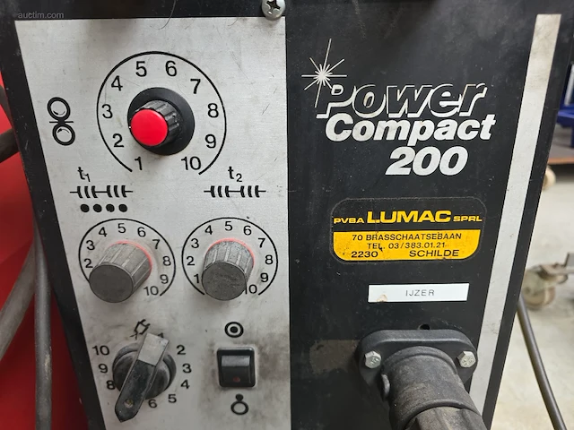 Verrijdbare compacte mig/mag toestel esab power... - afbeelding 2 van  4