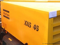 Verrijdbare compressor atlas copco xas 46, bj 1999, cap 20,4kw, compleet met toebehoren - afbeelding 3 van  8