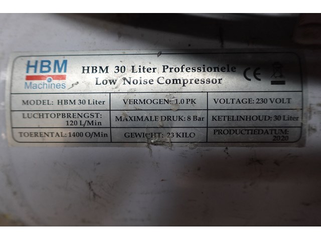 Verrijdbare compressor hbm - afbeelding 4 van  6