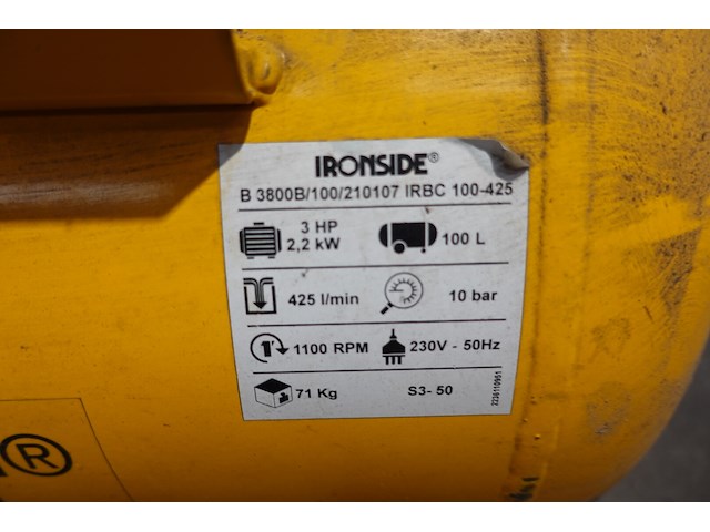 Verrijdbare compressor ironside - afbeelding 4 van  4