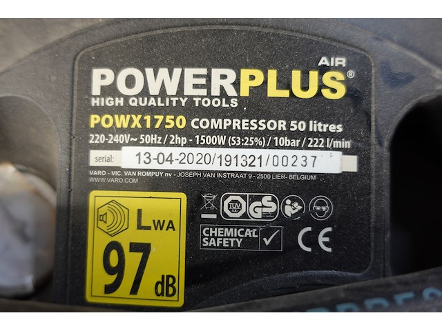 Verrijdbare compressor power plus - afbeelding 4 van  4