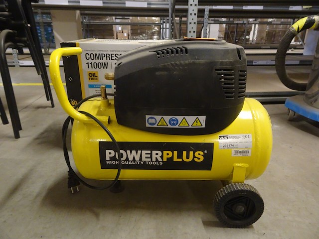 Verrijdbare compressor powerplus - afbeelding 1 van  3