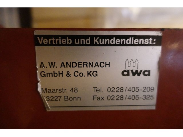 Verrijdbare daksnijder awa - afbeelding 3 van  8