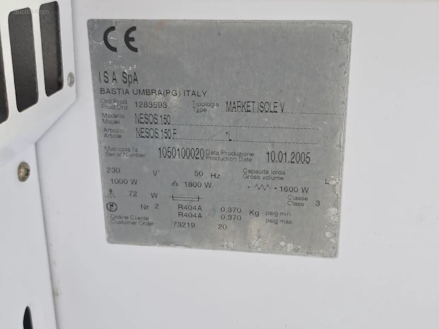 Verrijdbare diepvries eiland isa nesos 150 tb... - afbeelding 5 van  6