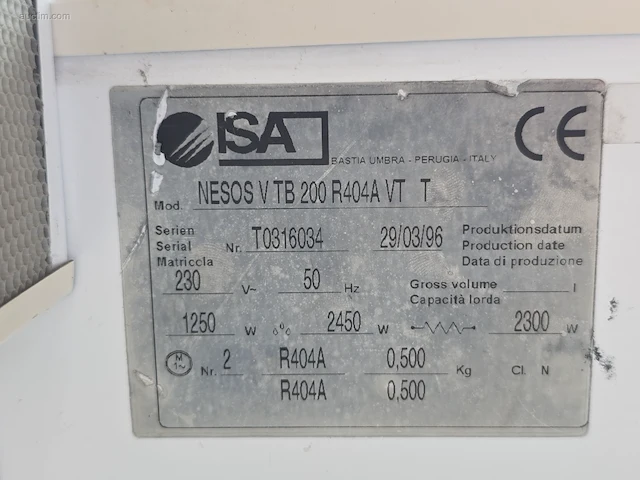 Verrijdbare diepvries eiland isa nesos 200 tb... - afbeelding 3 van  5