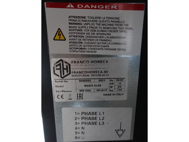 Verrijdbare dubbele inox pizza oven franco horeca - afbeelding 6 van  6