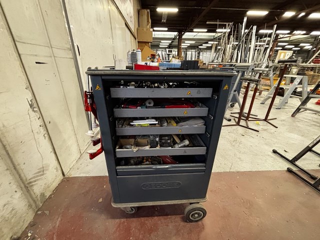 Verrijdbare gereedschapskar gedore - afbeelding 2 van  7