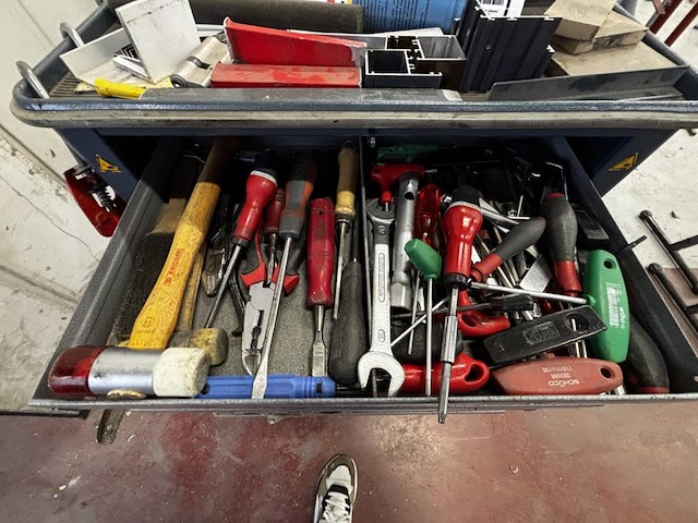 Verrijdbare gereedschapskar gedore - afbeelding 6 van  7