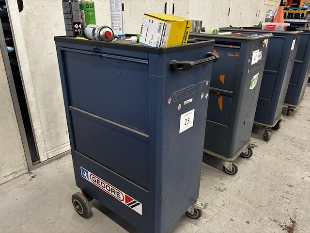 Verrijdbare gereedschapskar gedore - afbeelding 1 van  6