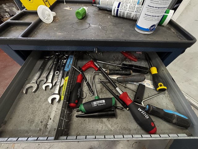 Verrijdbare gereedschapskar gedore - afbeelding 3 van  6