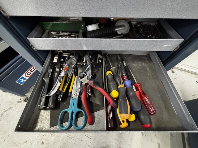 Verrijdbare gereedschapskar gedore - afbeelding 10 van  10