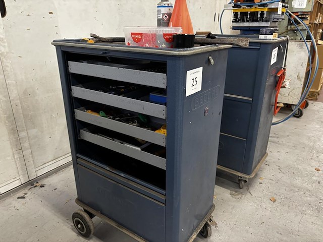 Verrijdbare gereedschapskar gedore - afbeelding 1 van  6