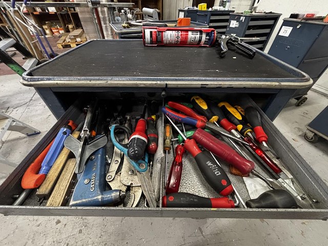 Verrijdbare gereedschapskar gedore - afbeelding 4 van  8