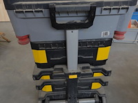 Verrijdbare gereedschapskoffer stanley + gereedschapskoffer - afbeelding 2 van  5