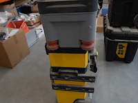 Verrijdbare gereedschapskoffer stanley + gereedschapskoffer - afbeelding 3 van  5