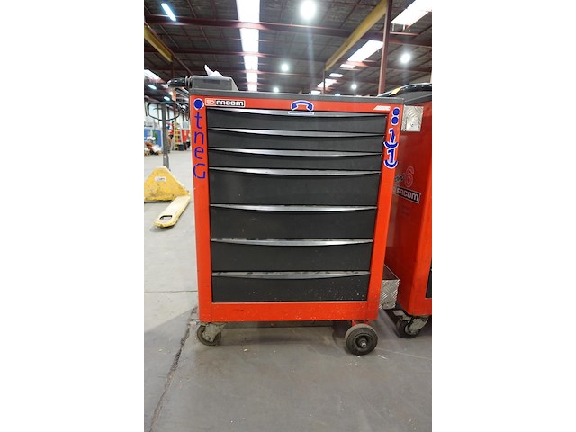 Verrijdbare gereedschapswagen facom - afbeelding 1 van  13