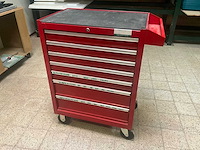 Verrijdbare gereedschapswagen met inhoud - afbeelding 1 van  7