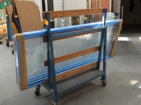 Verrijdbare glasbok - afbeelding 2 van  2