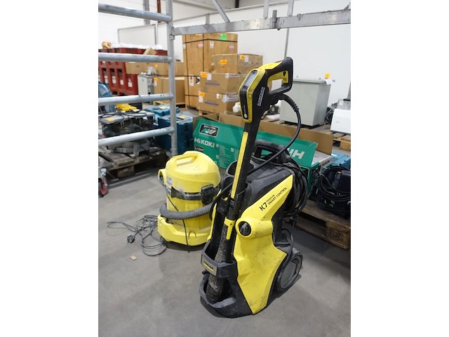 Verrijdbare hogedrukreiniger + stofzuiger karcher - afbeelding 2 van  5