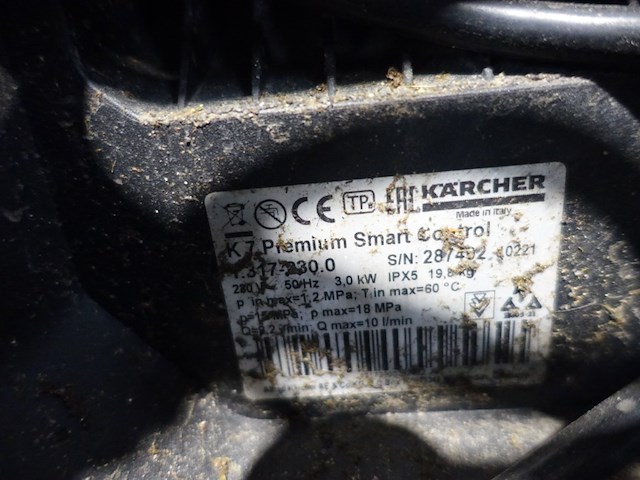 Verrijdbare hogedrukreiniger + stofzuiger karcher - afbeelding 3 van  5