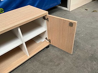 Verrijdbare houten opbergkast (2x) - afbeelding 5 van  5