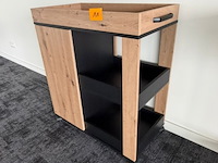 Verrijdbare houten serveerwagen - afbeelding 2 van  5