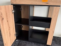 Verrijdbare houten serveerwagen - afbeelding 5 van  5