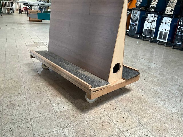 Verrijdbare houten stapel/platenbok - afbeelding 4 van  4