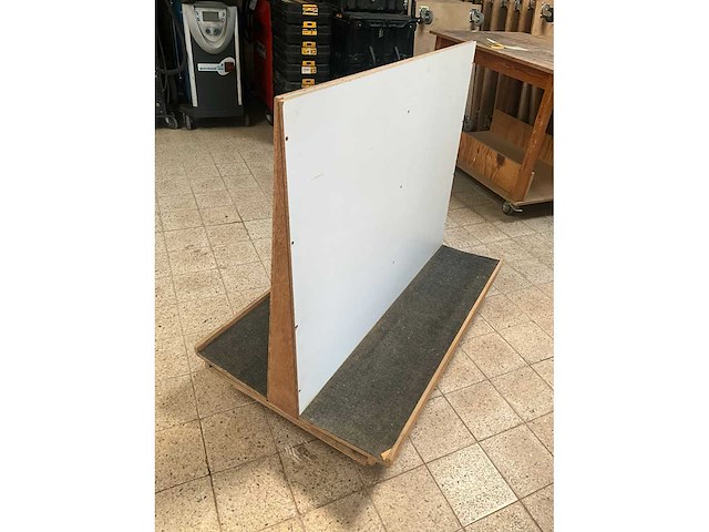 Verrijdbare houten stapel/platenbok - afbeelding 3 van  4