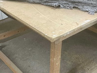 Verrijdbare houten werktafel - afbeelding 4 van  4