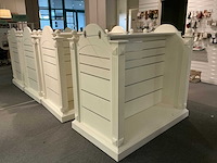 Verrijdbare houten winkelrekken (6x) - afbeelding 5 van  5