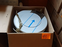 Verrijdbare inox afvalemmer - afbeelding 1 van  2