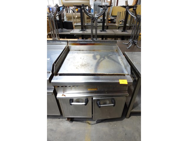 Verrijdbare inox bakplaat mas-baga - afbeelding 1 van  4