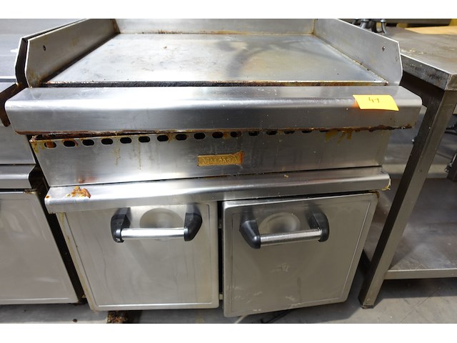 Verrijdbare inox bakplaat mas-baga - afbeelding 2 van  4