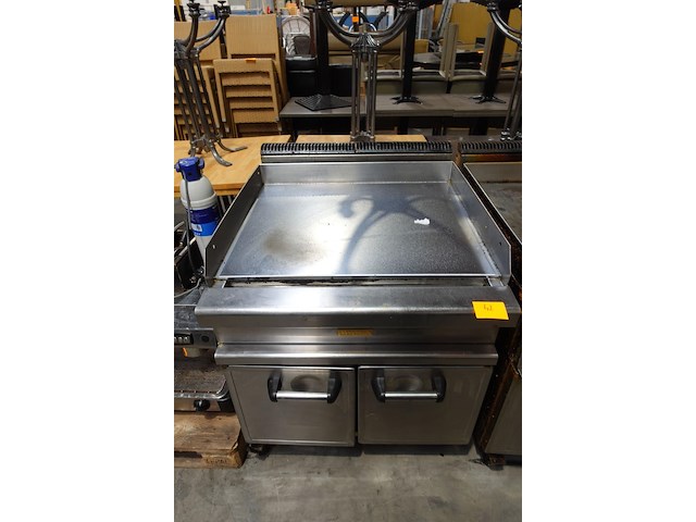 Verrijdbare inox bakplaat mas-baga - afbeelding 1 van  4