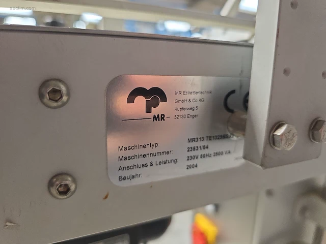Verrijdbare inox etiketteermachine mr mr 5212 - afbeelding 3 van  17