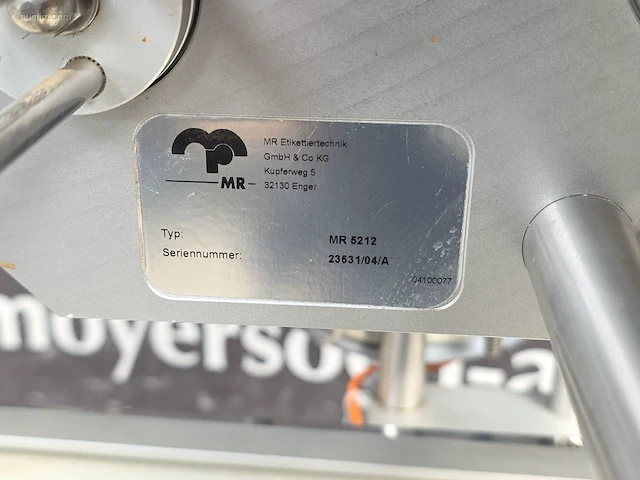 Verrijdbare inox etiketteermachine mr mr 5212 - afbeelding 11 van  17